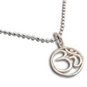 Ohm Enkelband zilver verstelbaar 22-25 cm