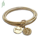 Ganesh Ohm Armbanden Bangles Gerecycled Messing