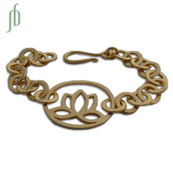 Lotusbloem Armband Goud "Enlightenment"