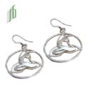 Luna Mandala: Dove Pose Earrings