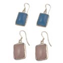 "Classic Stone Dangle" Oorbellen