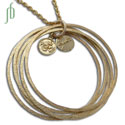 Ganesh Ohm Bangle Ketting Gerecycled Messing
