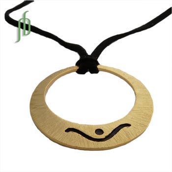 "Shiva Moon" Ketting Goud