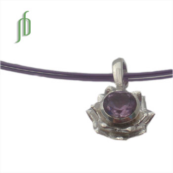 Lotus Amethist Ketting