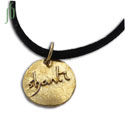 Shanti Hanger Ketting Gerecycled Messing