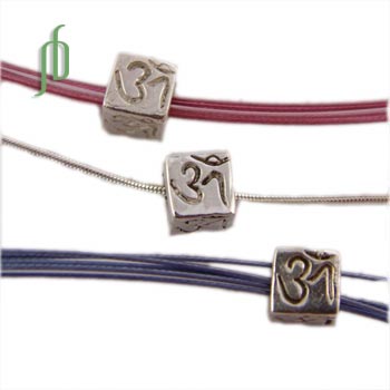 Ohm Kubus Zilveren Ketting