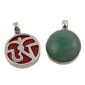 Tibetaanse Ohm Hanger met Steen