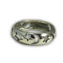 Star Moon Ring Rounded