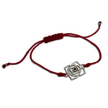Wortelchakra Armband Rood
