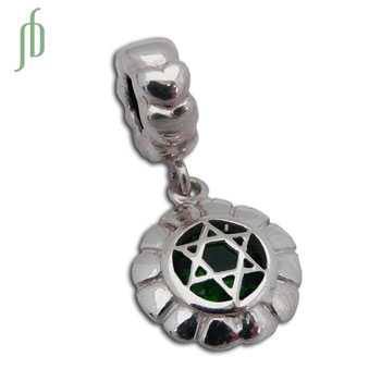 Charmas Beads Hartchakra Symbool Hanger Groen