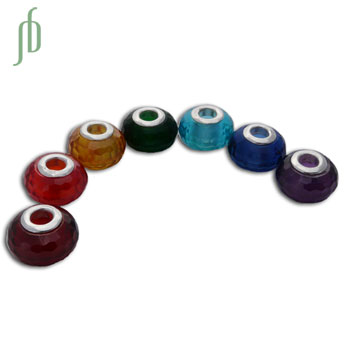 Bead Set/7 Chakra's Glas Gefacetteerd Pandora Compatible