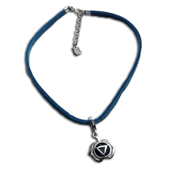 Voorhoofdchakra Enkelband Blauw Verstelbaar 22-25 cm