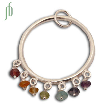 Well-being Zeven Chakra Hanger met halfedelstenen