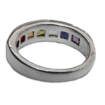 Rainbow Purity Chakra Ring #2