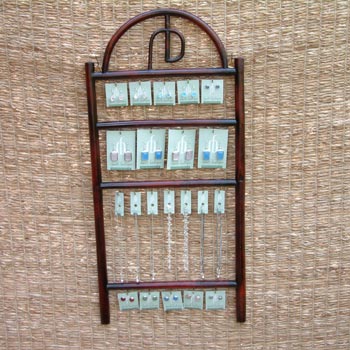 Bamboe Wand-display